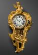 Case attributed to Jacques Caffiéri
Important Gilt Bronze Cartel Clock
“Allegory of Geometry”
Paris, Louis XV period, circa 1745-49
